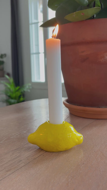 Bougeoirs Citron