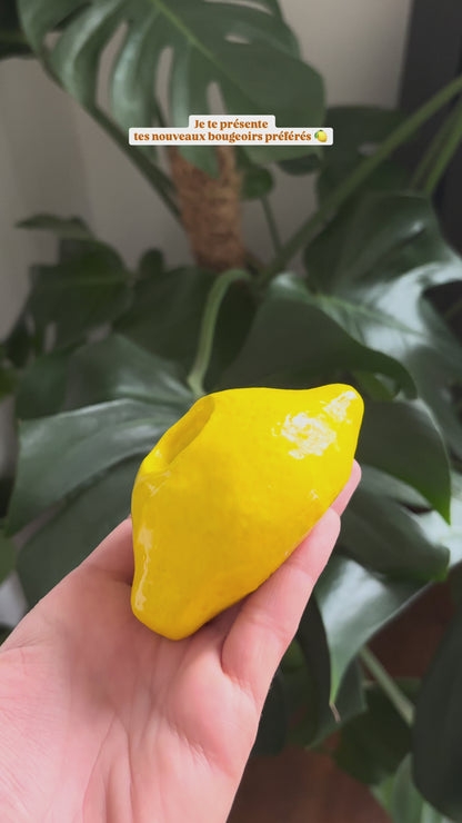 Bougeoirs Citron